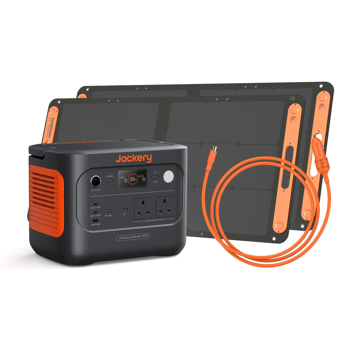 Jackery Explorer 1000 v2, 1500W 1070Wh LiFePO4 Portable Power Station