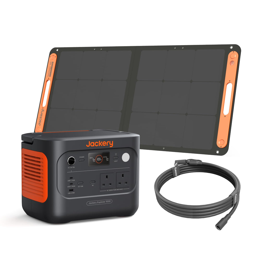 Jackery Explorer 1000 v2, 1500W 1070Wh LiFePO4 Portable Power Station