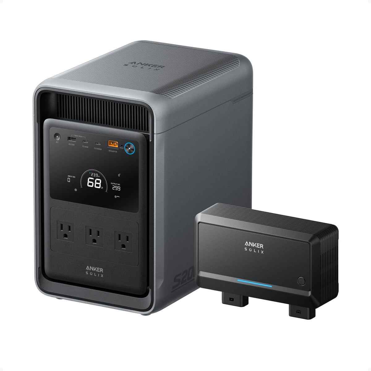 Anker SOLIX S2000, 2010Wh 1500W Power Station, 10ms UPS, Home Backup