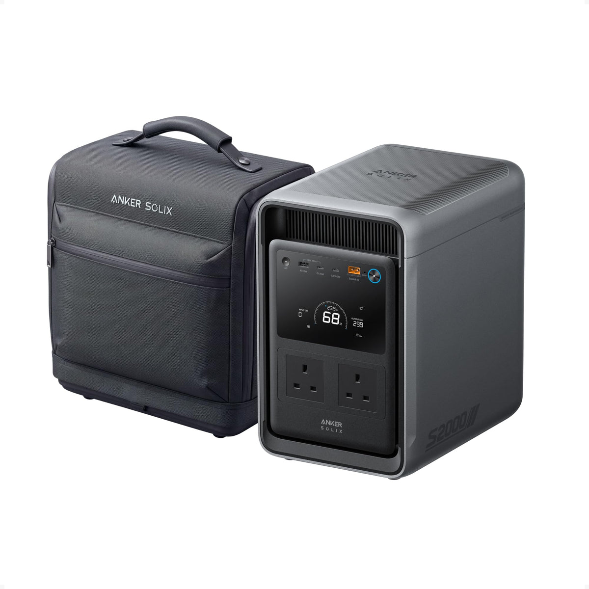 Anker SOLIX S2000, 2010Wh 1500W Power Station, 10ms UPS, Home Backup