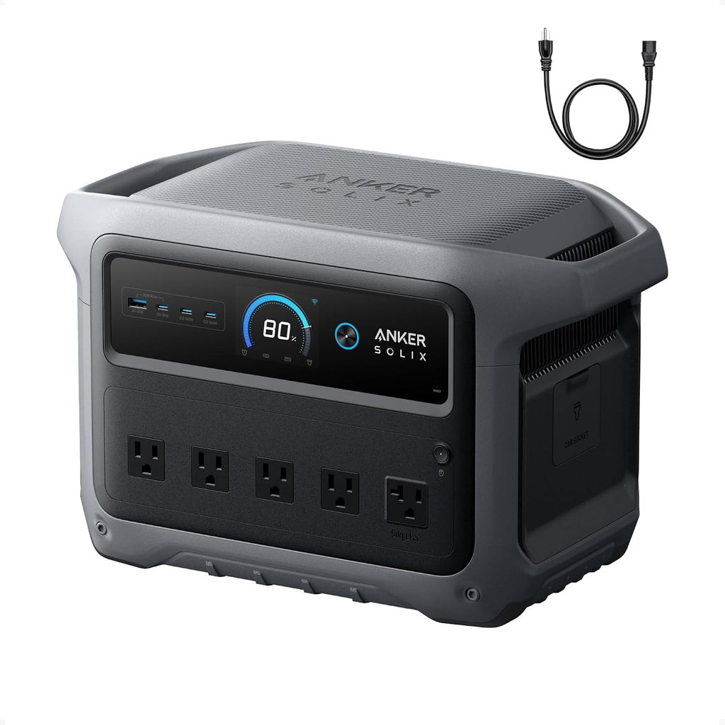 Anker SOLIX C1000 Gen 2 with AC charging cable, 2000W 1024Wh Power Station