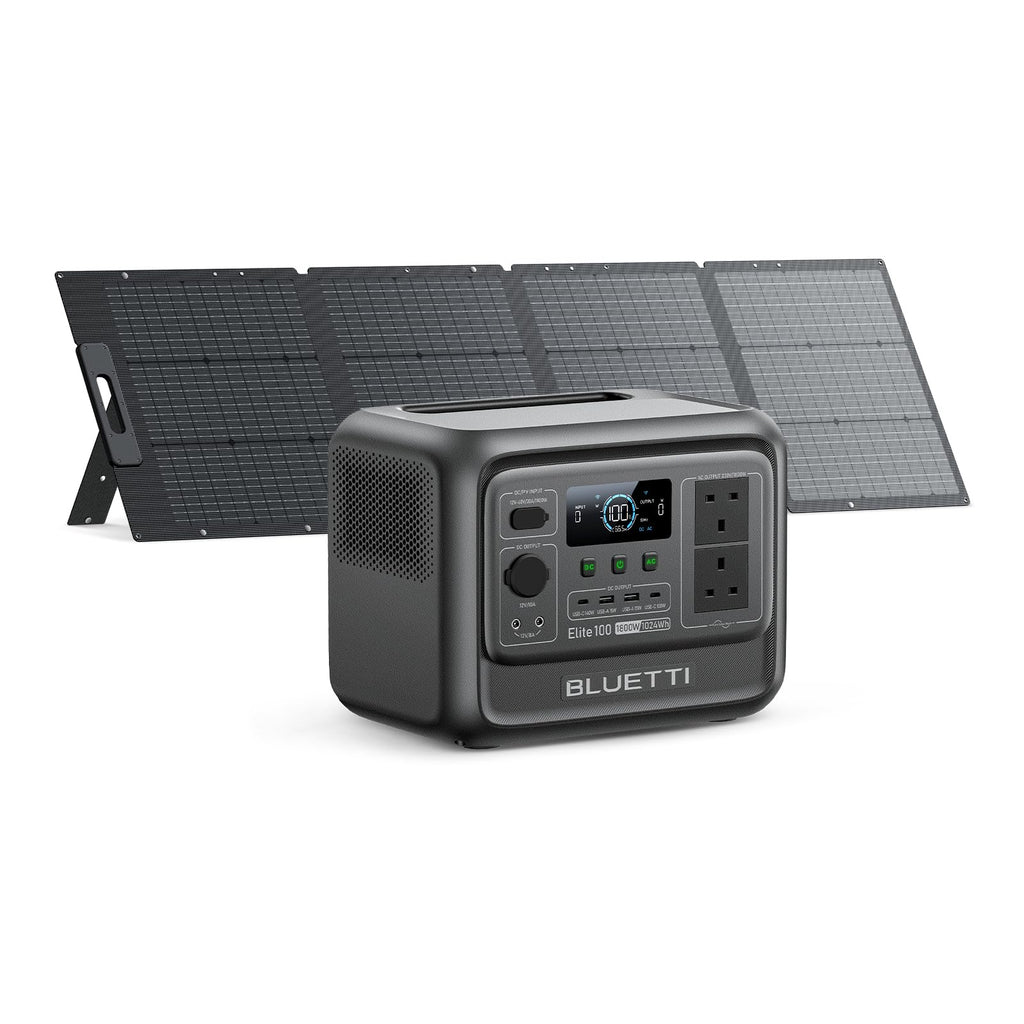 BLUETTI Elite 100 V2 Portable Power Station 1024Wh 1800W for Home & Camping