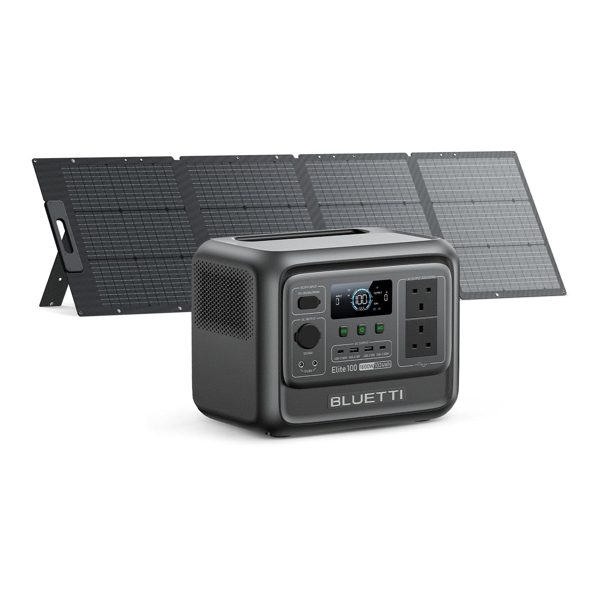 BLUETTI Elite 100 V2 Portable Power Station 1024Wh 1800W for Home & Camping